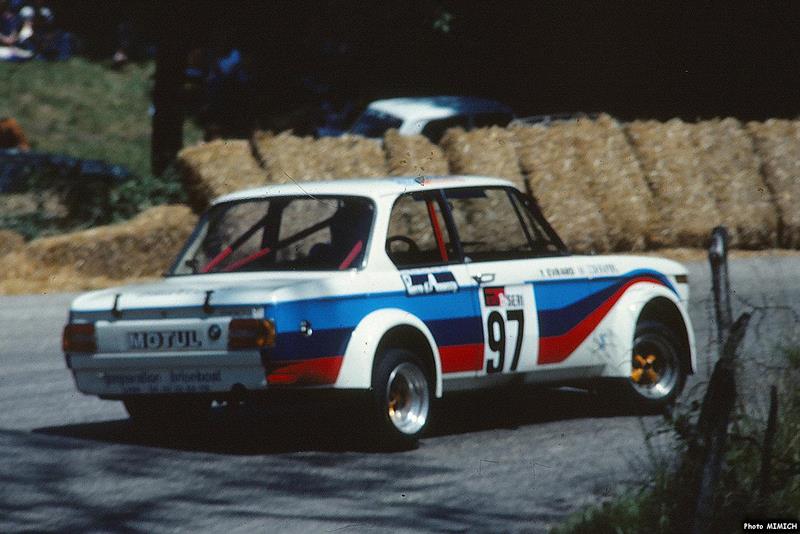 Yves Evrard en 1977 : BMW 2002 groupe 2