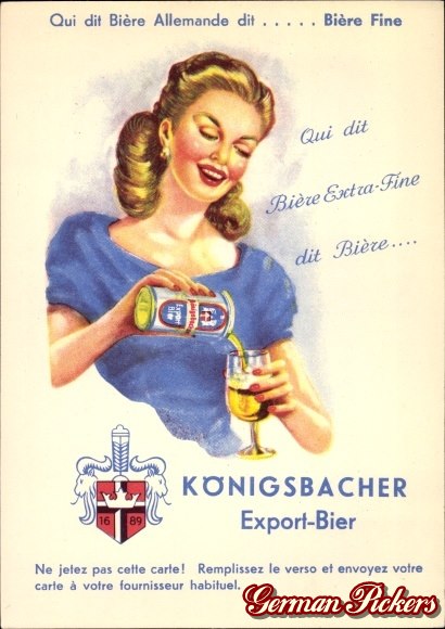 Königsbacher Bräu / Brauerei Ansichtskarte  Königsbacher Export  Qui dit Biere extra-fine dit Biere... 