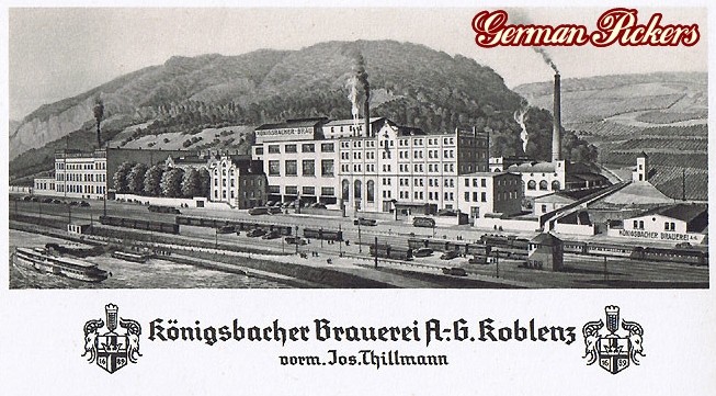 AK / Foto - Ansicht der Königsbacher Brauerei Koblenz 