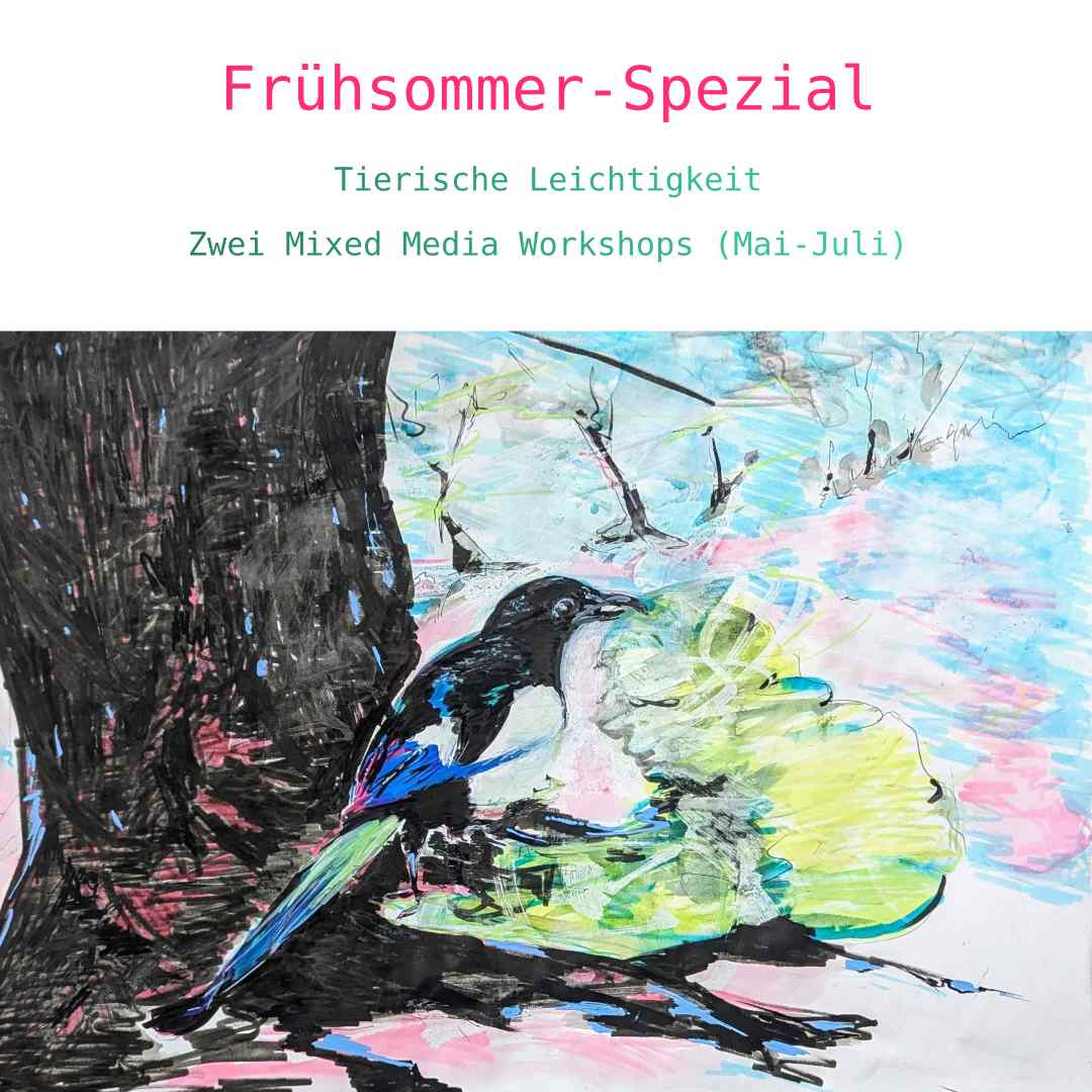 Mixed Media Frühsommer-Spezial ! Tierische Leichtigkeit
