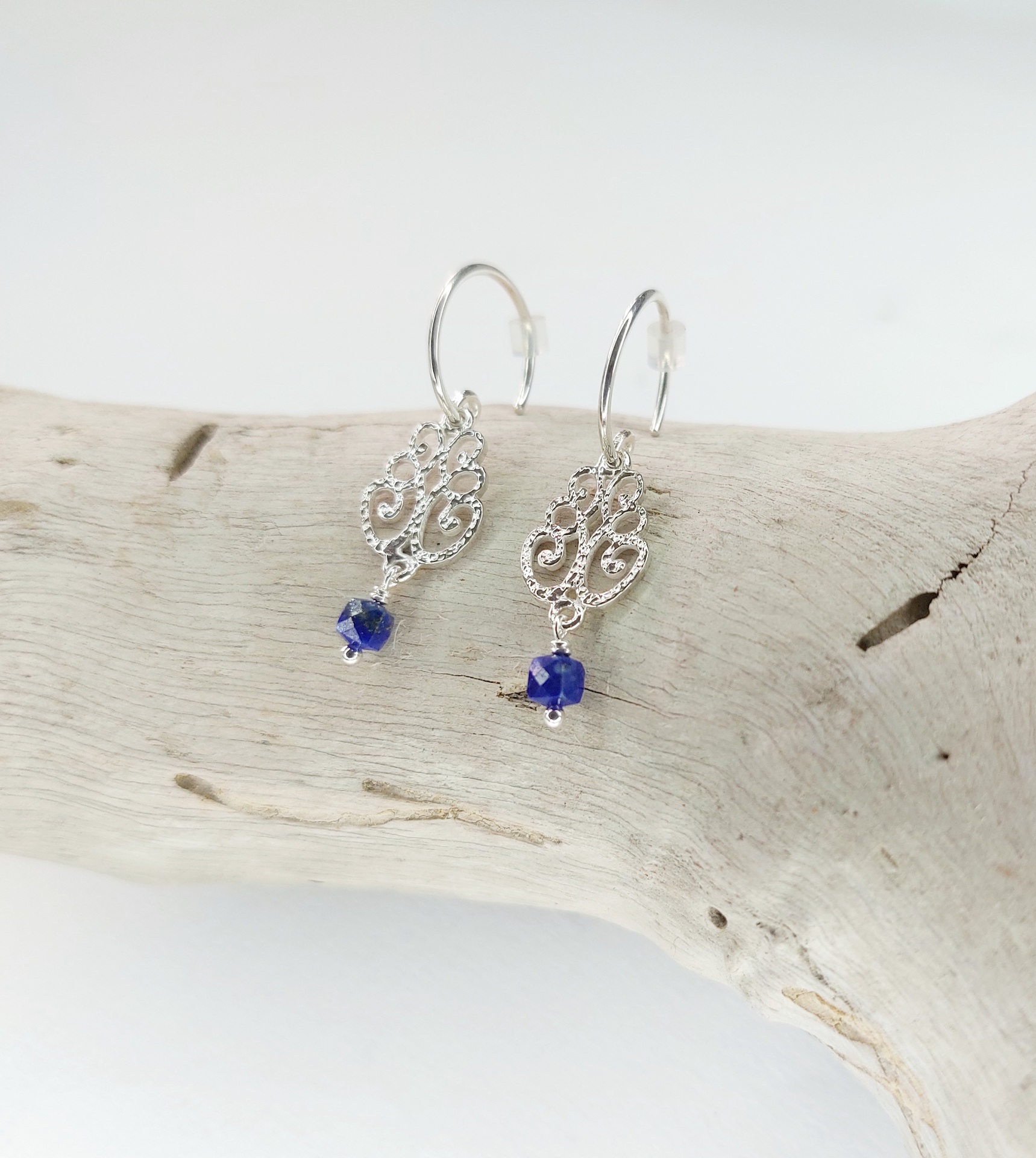 bo arabesque et lapis-lazuli / ag 925°/00 / 79€