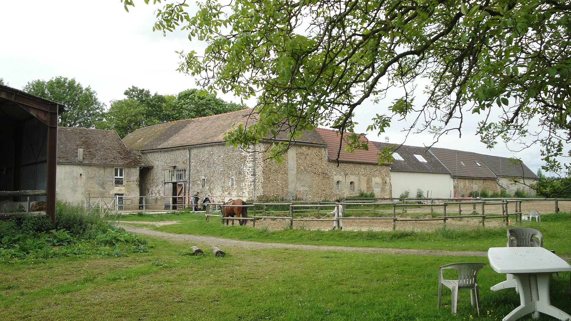 Ecuries de Favreuse (photo fonds famille Nicolardot)