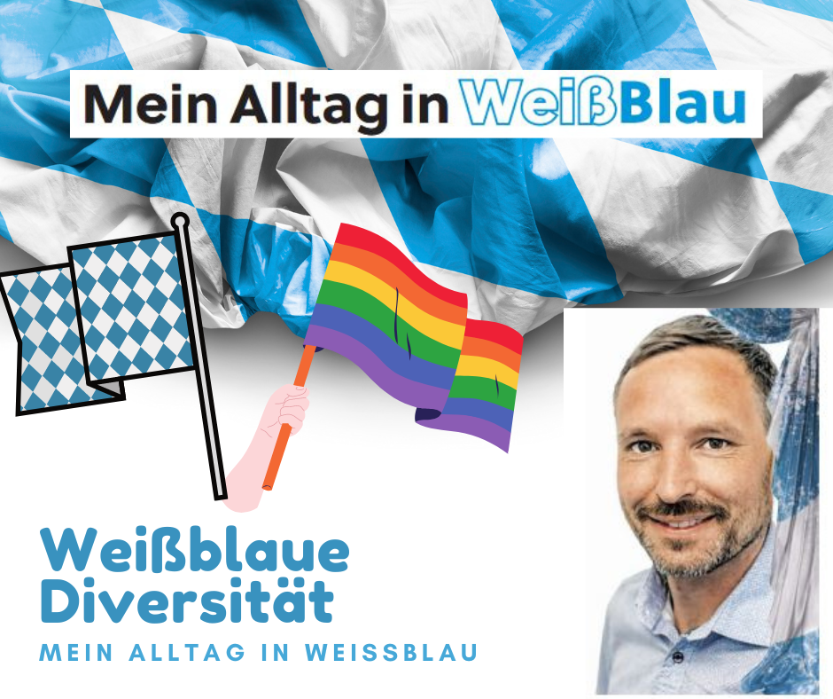 Weißblaue Diversität