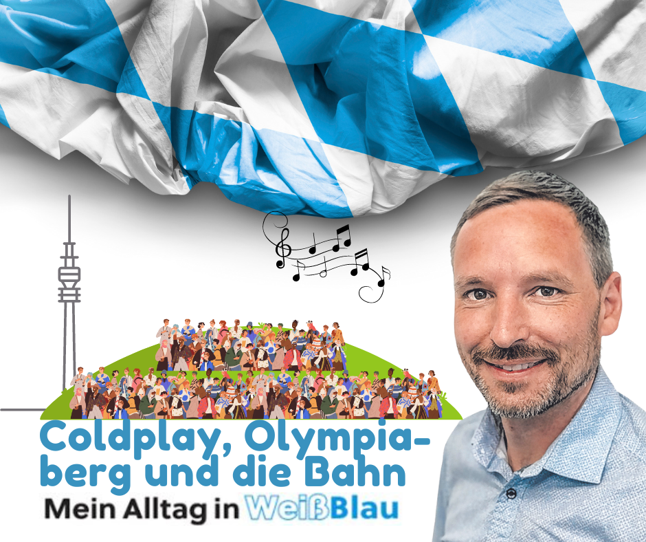 Coldplay, Olympiaberg und die Bahn