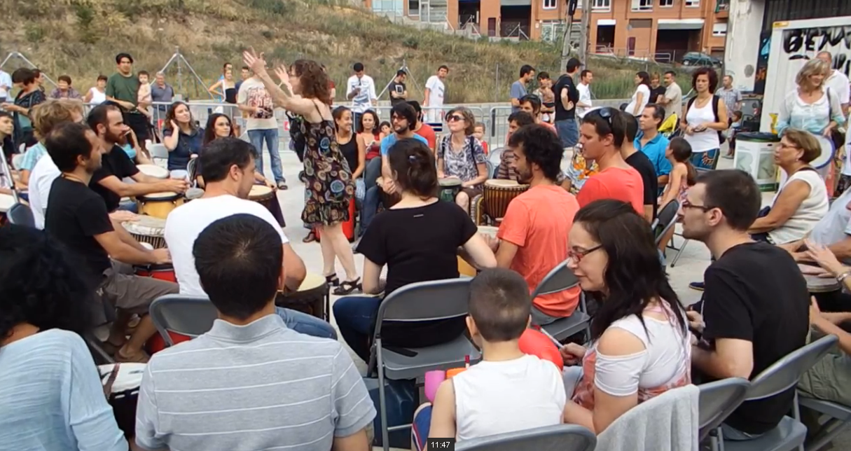 Open Community Drum Circle Barcelona Sept. 2014