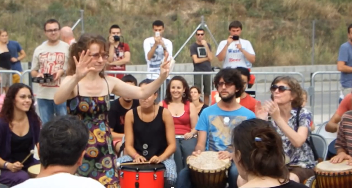Open Community Drum Circle Barcelona Sept. 2014