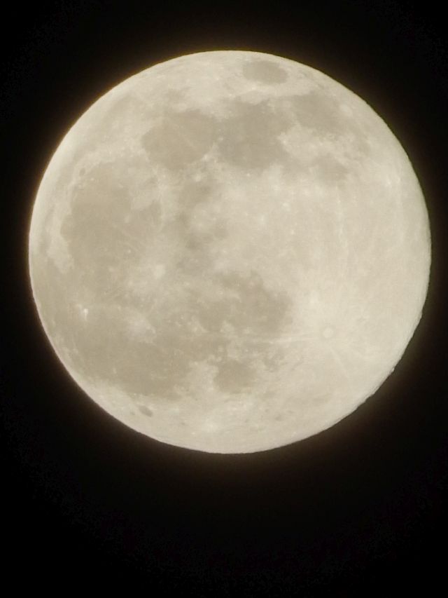 Vollmond, full moon, Januar-Vollmond