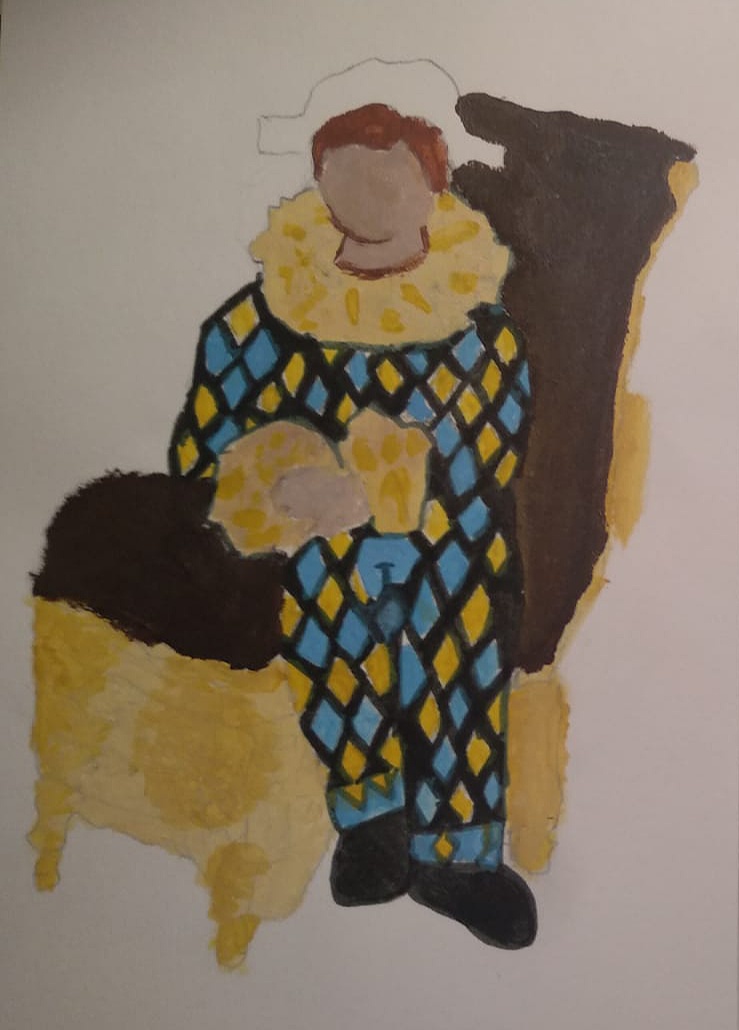 Carolina - 11 anni - "Arlecchino di Picasso"