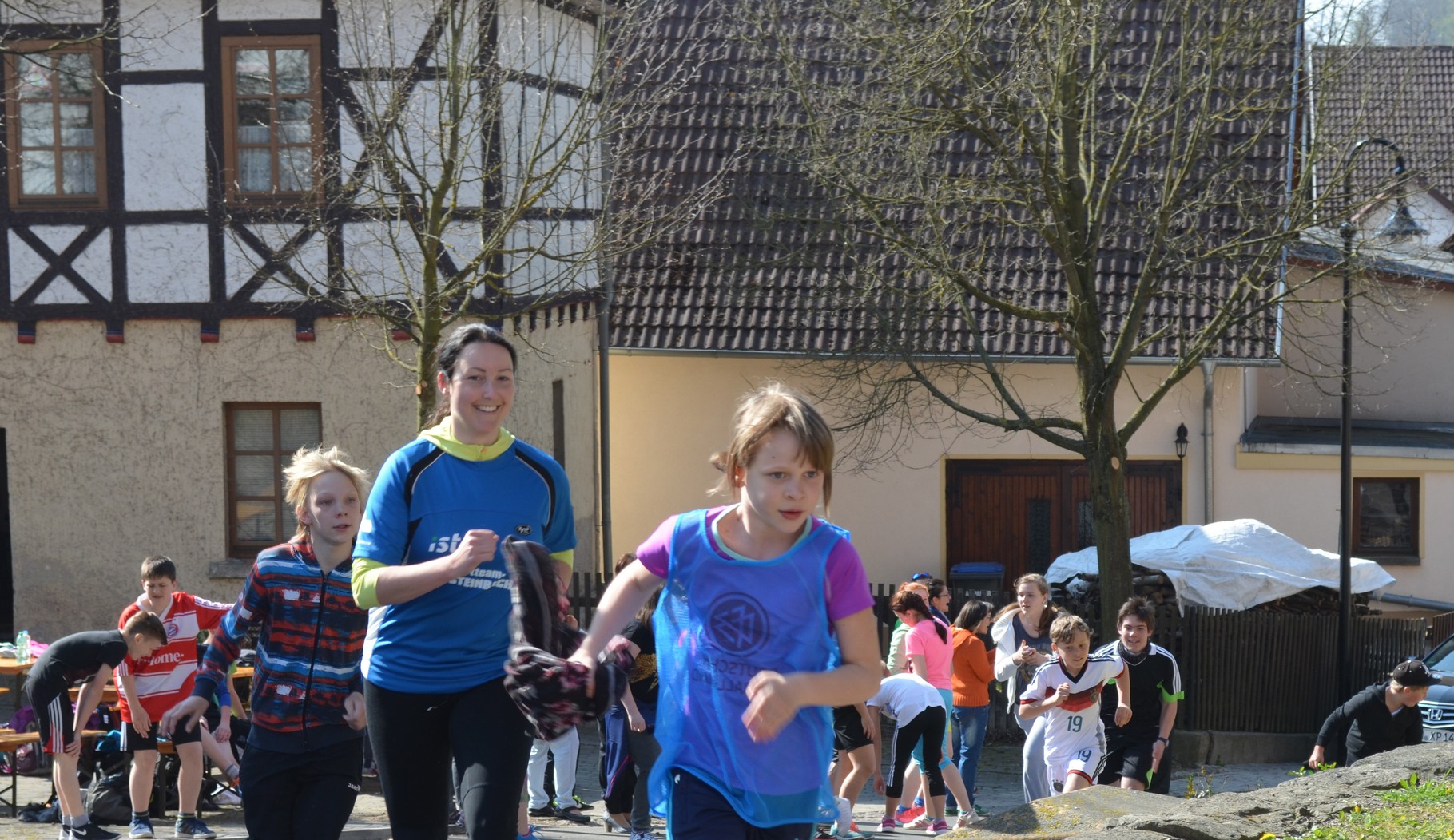 Die Landtagsabgeordnete Kristin Floßmann unterstützte den Lauf aktiv!