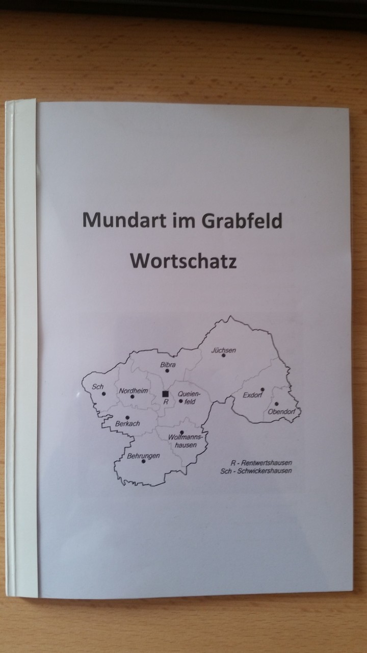 Produkt der Projektgruppe Mundart