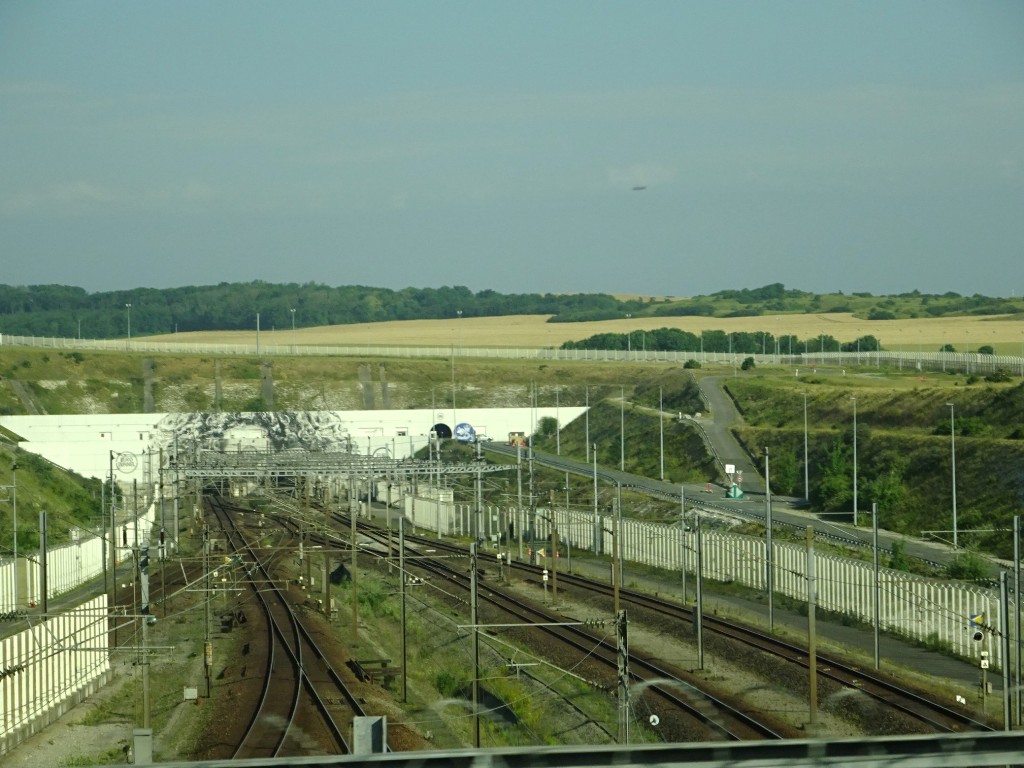 Entrée du tunnel sous la Manche