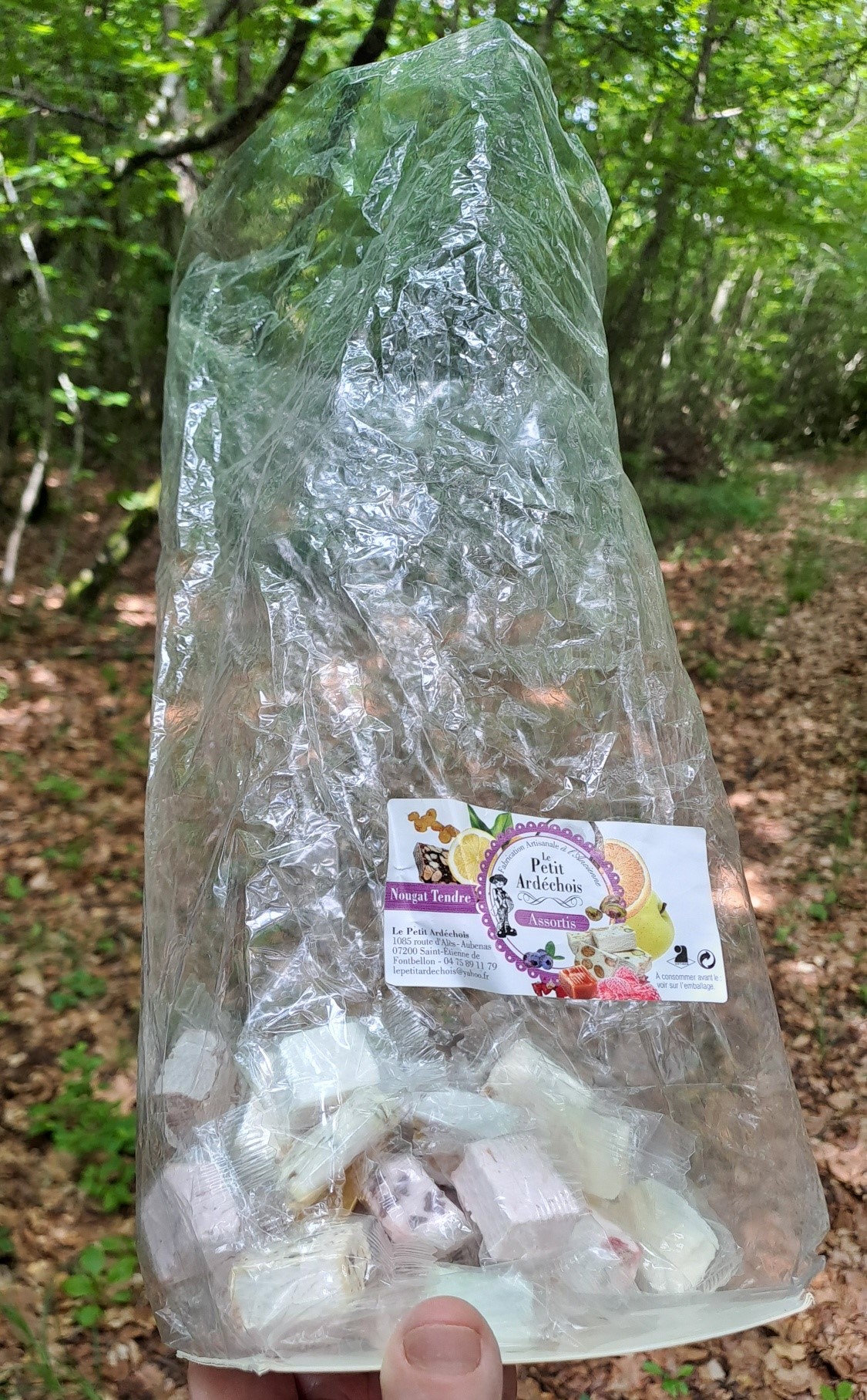 Distribution de nougat ardéchois