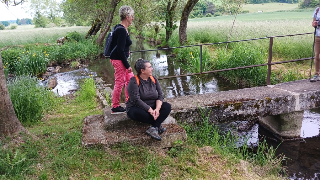 Passerelle sur l'Aroffe