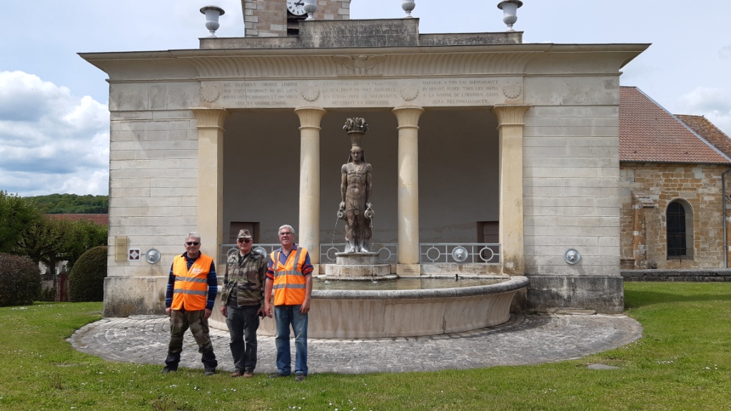 La fontaine du Déo à Mauvages