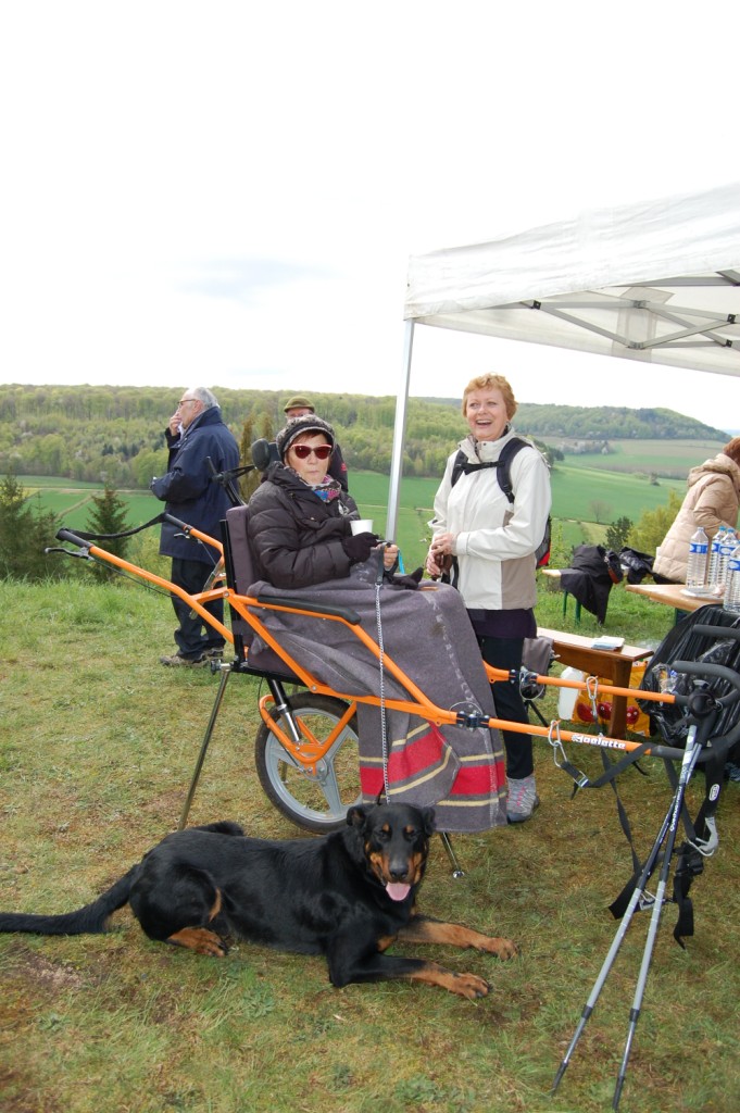 Joëlle arrive à Beauregard