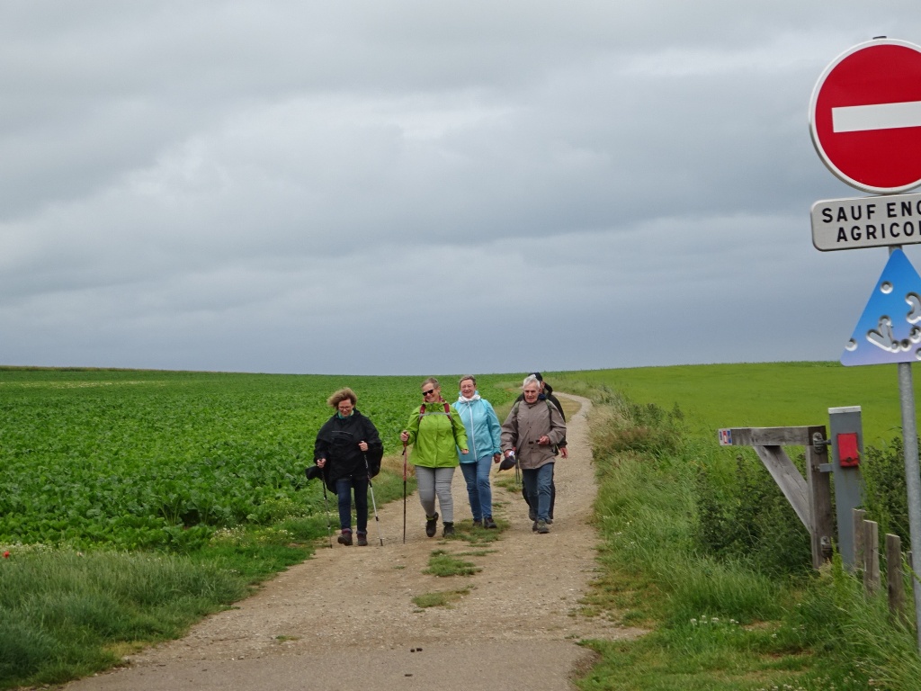 Croisement du groupe des touristes