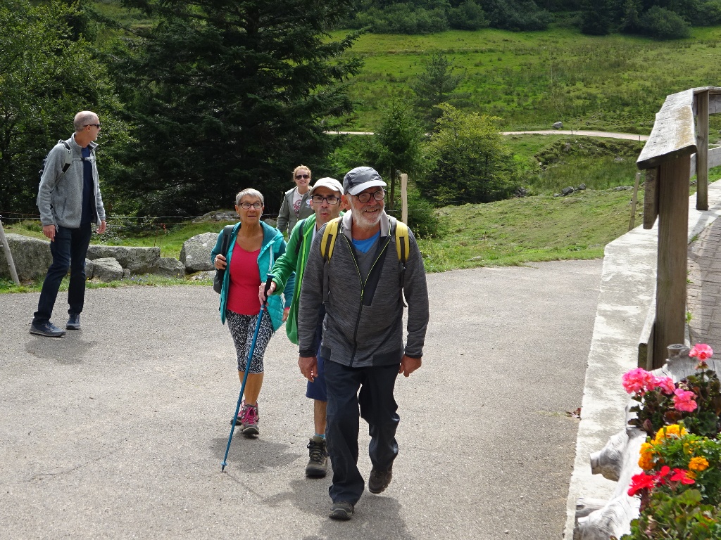 Les rapides du groupe 1 arrivent à l'auberge