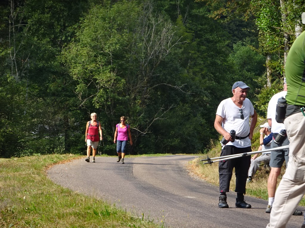 Arrivée du 1er groupe