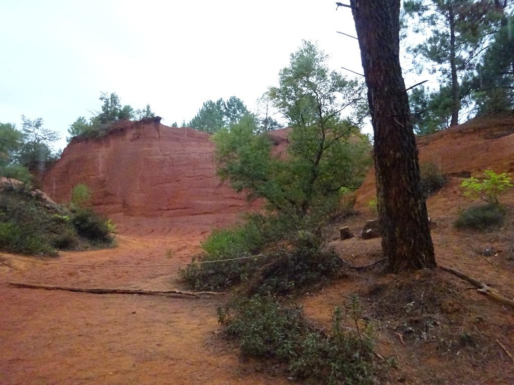 Visite des carrières d'ocre