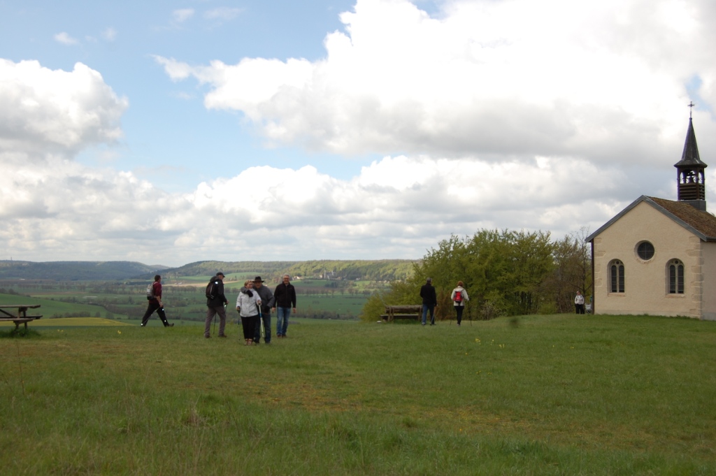 On profite de la vue sur la vallée de la Meuse