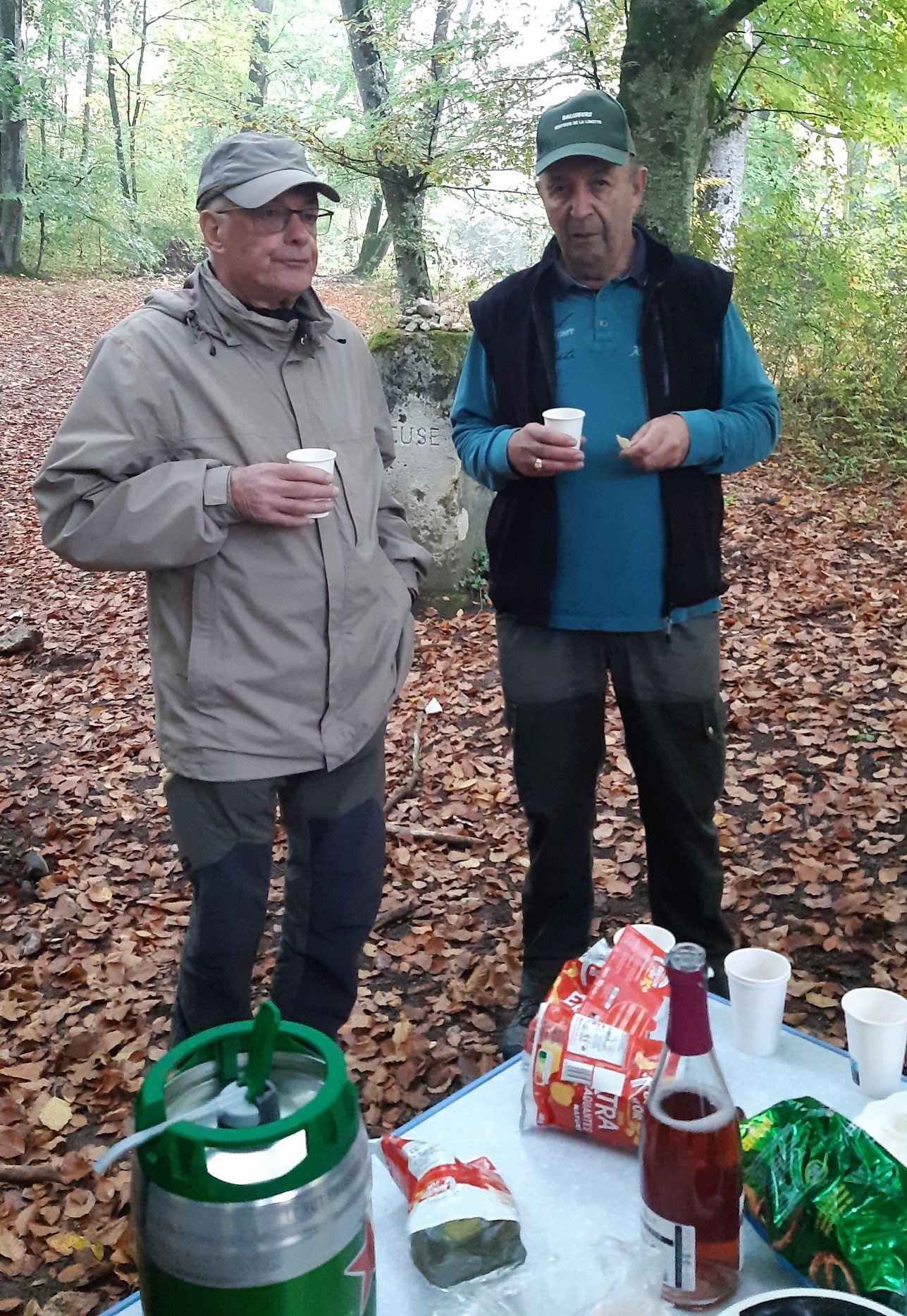 Retrouvailles entre anciens militaires