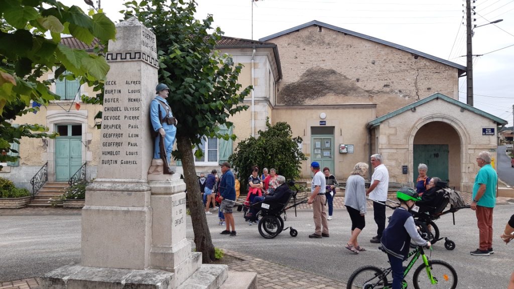 Jonction avec les marcheurs