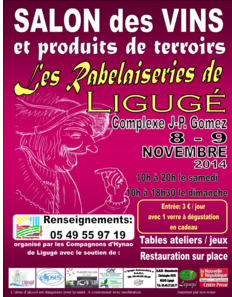 salon vins Ligugé - salon86 - Poitiers vins - rabelaiseries - compagnons hynao