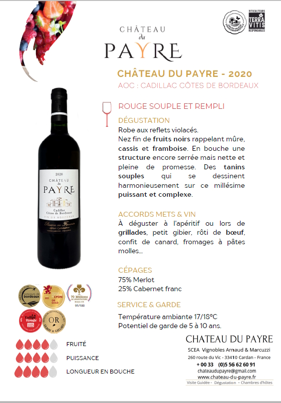 vin rouge_Bordeaux_Cadillac_2018