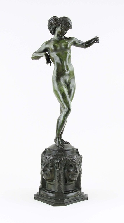 Bronzeskulptur von Ferdinand Liebermann um 1912, Auktionspreis 2500€