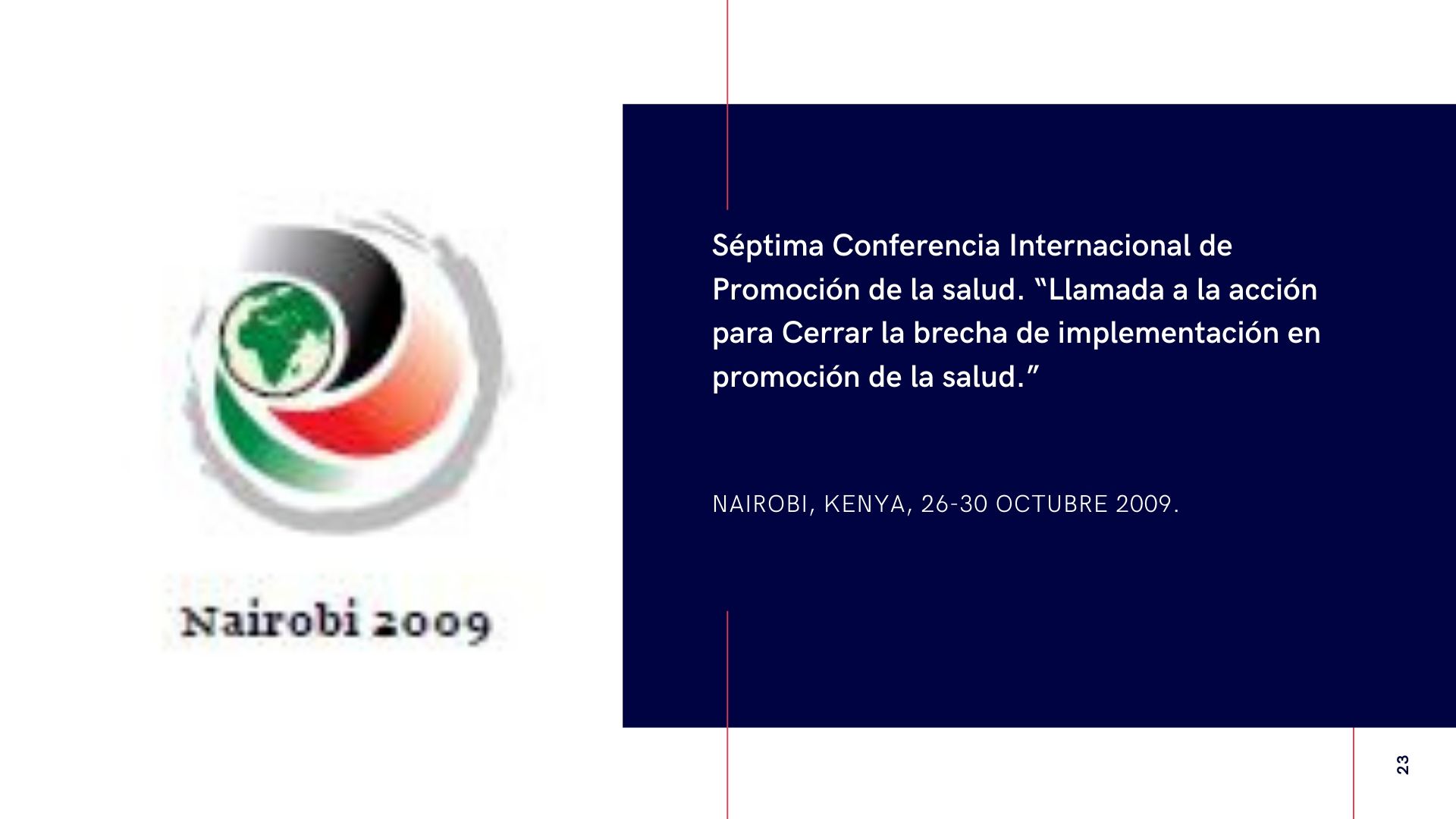 Conferencias Mundiales de Promoción de la Salud - Página web de