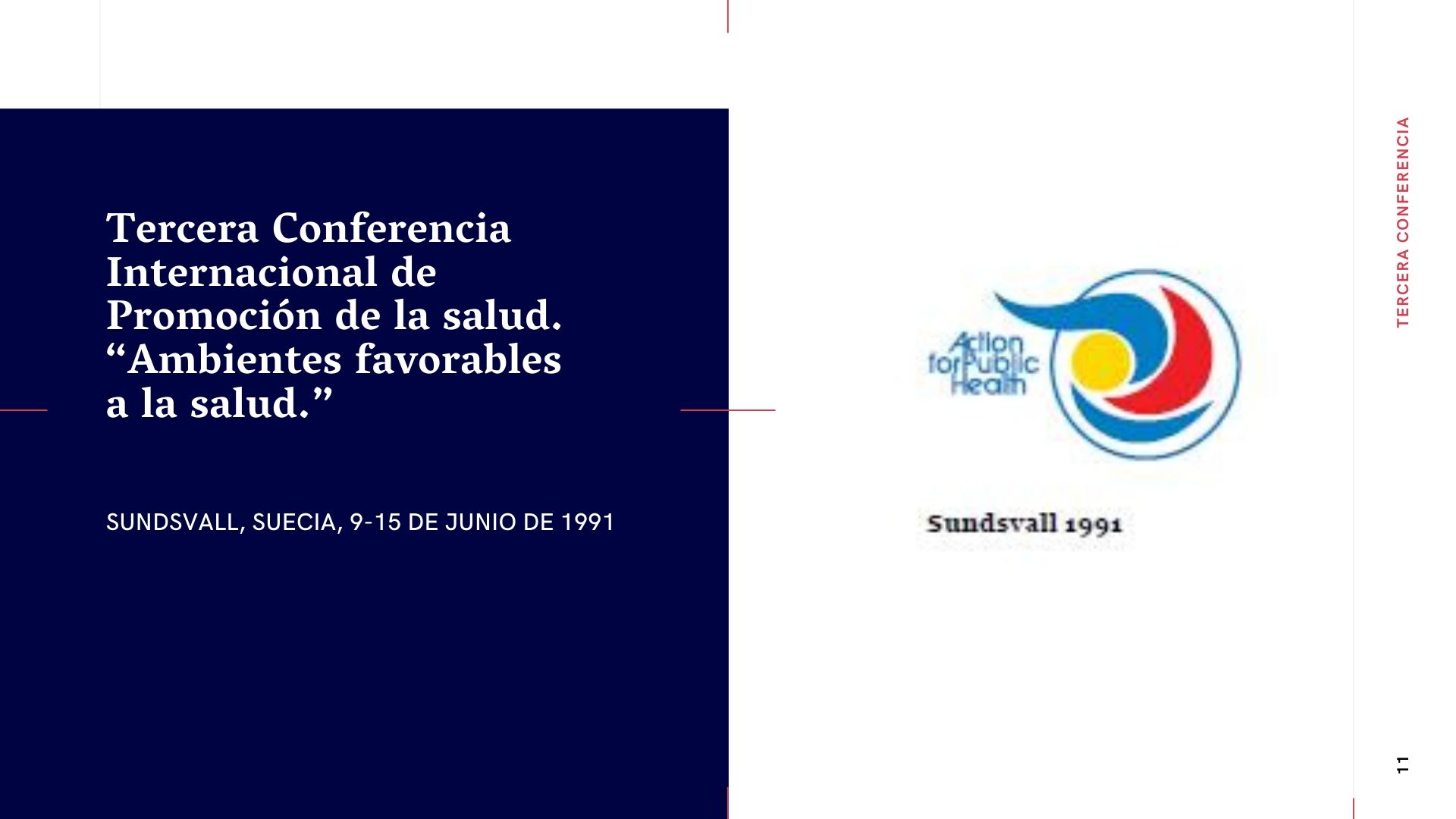 Conferencias Mundiales de Promoción de la Salud - Página web de