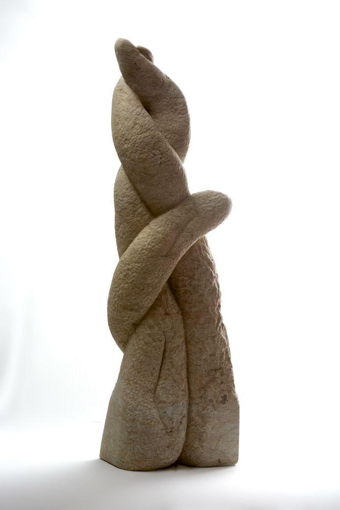 Umschlungen 2011, 2. Seite Cottaer  Sandstein ca.75 cm