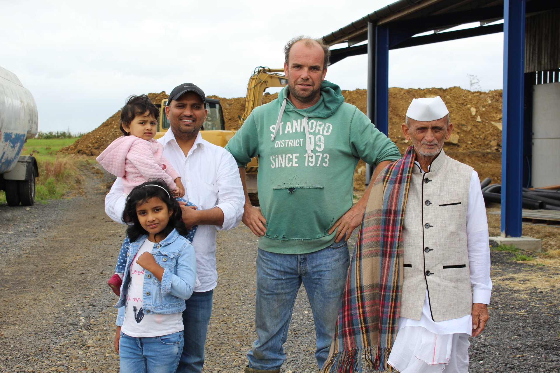 George with the Gouri family