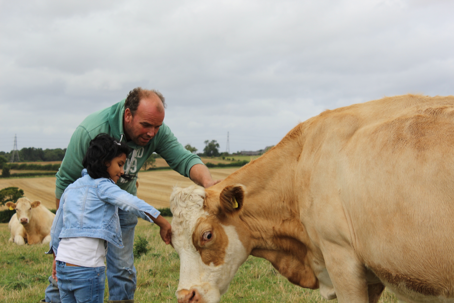 Marmalade enjoying the visitors