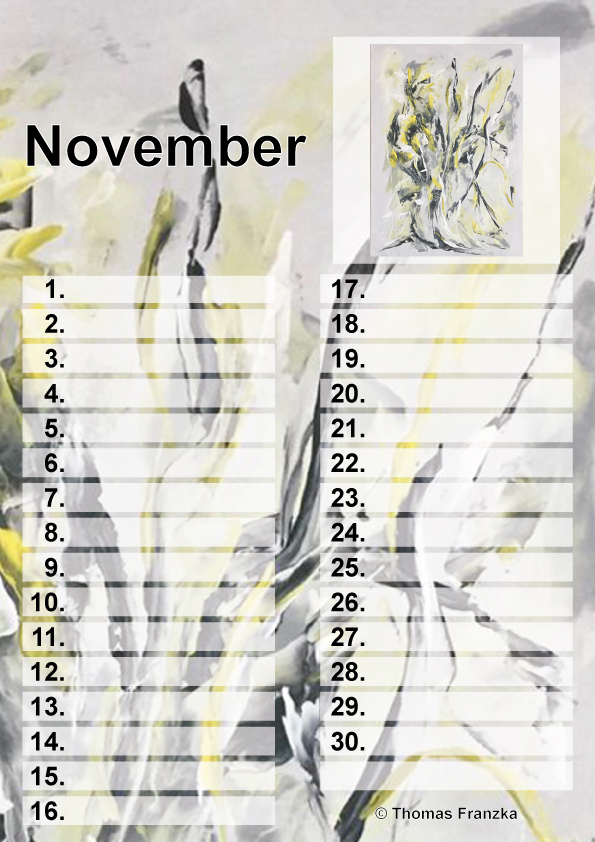Birthdaycalendar A4
