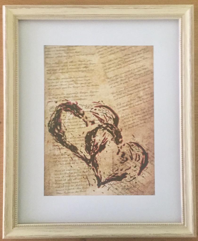 loveletter no.1 Mixedmedia 50x40cm