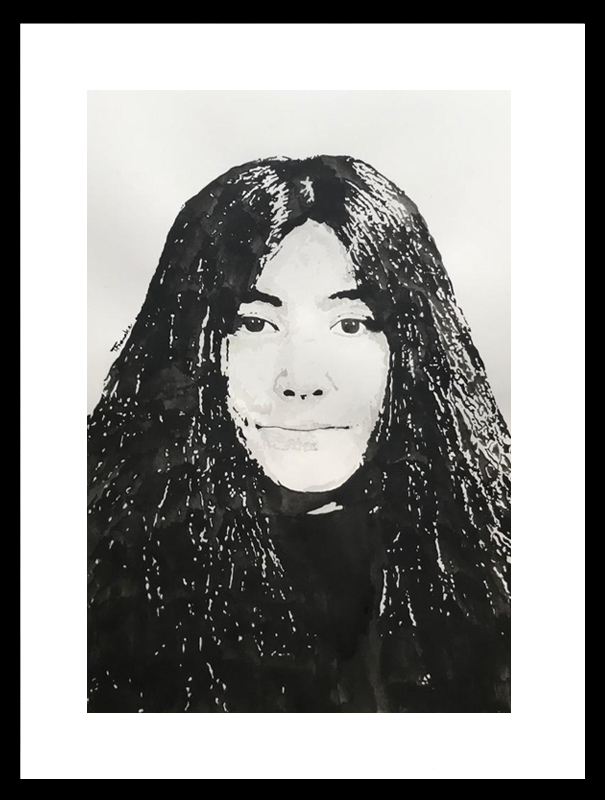 Yoko Ono 50x40cm