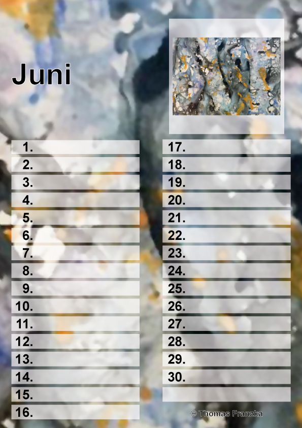 Birthdaycalendar A4