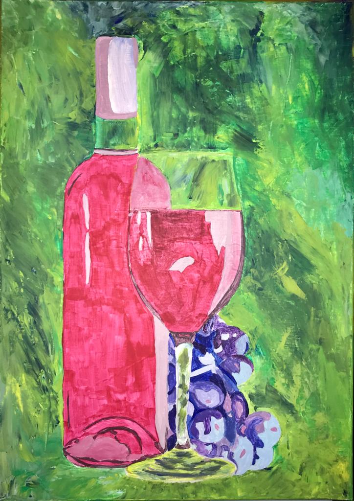 red medicine Acrylic on Canvas 70x50cm
