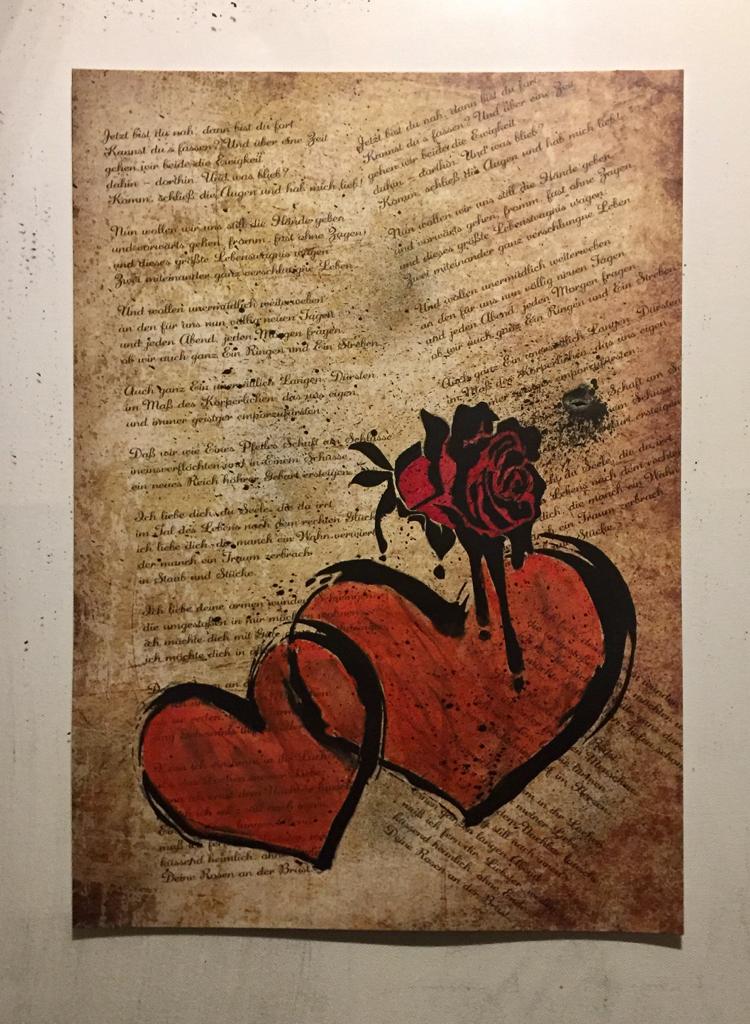 loveletter no.2 Mixedmedia 50x40cm