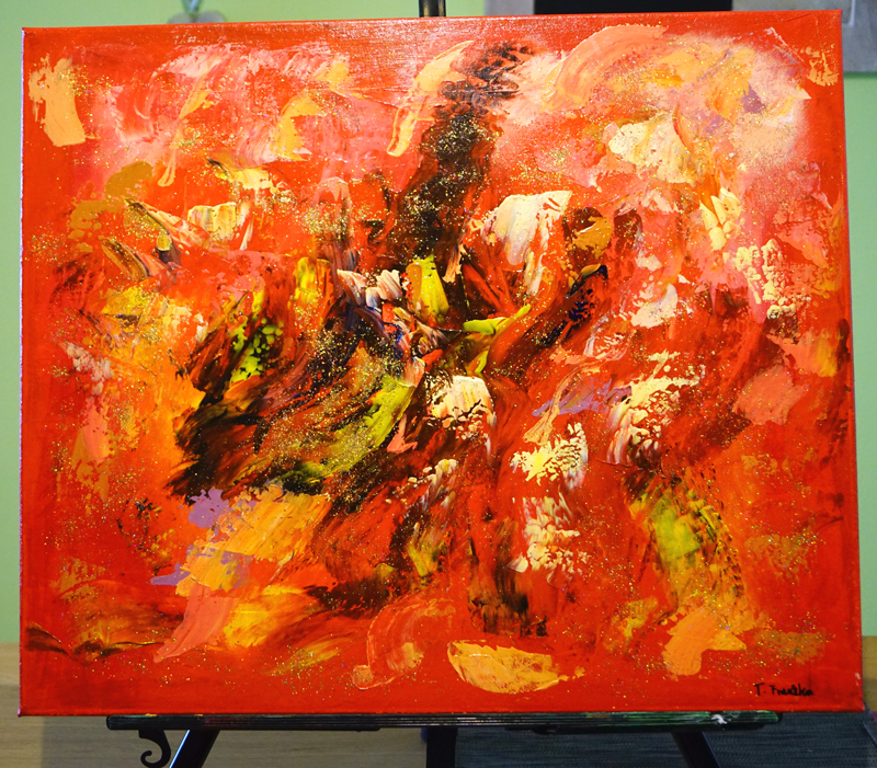 golddust Acrylic on Canvas 50x60 cm
