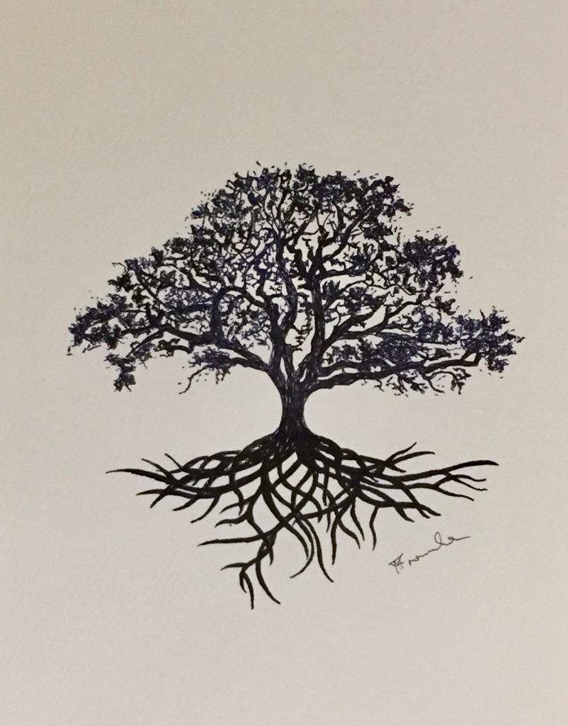 tree of life Ink on Paper 32x24 cm