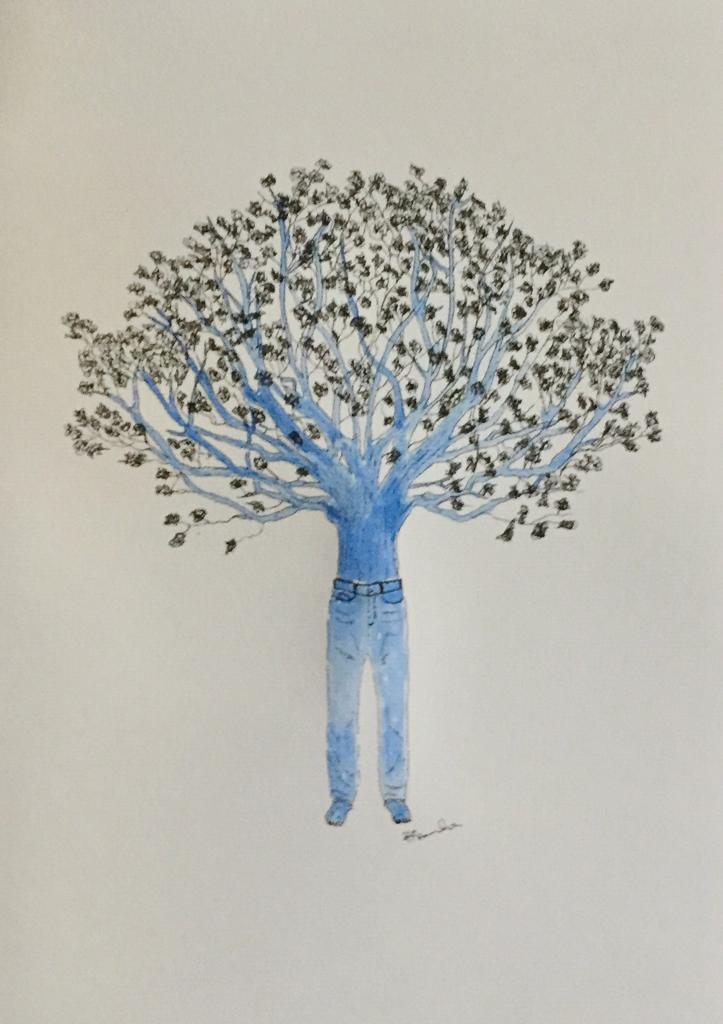 jeanstree Ink on Paper A4