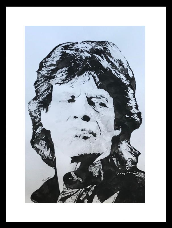 Mick Jagger 50x40cm