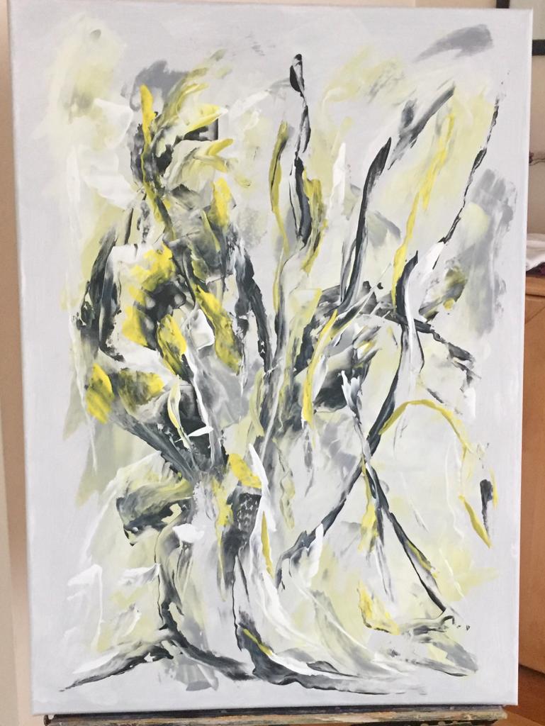 old tree Acryl on canvas 70x50cm