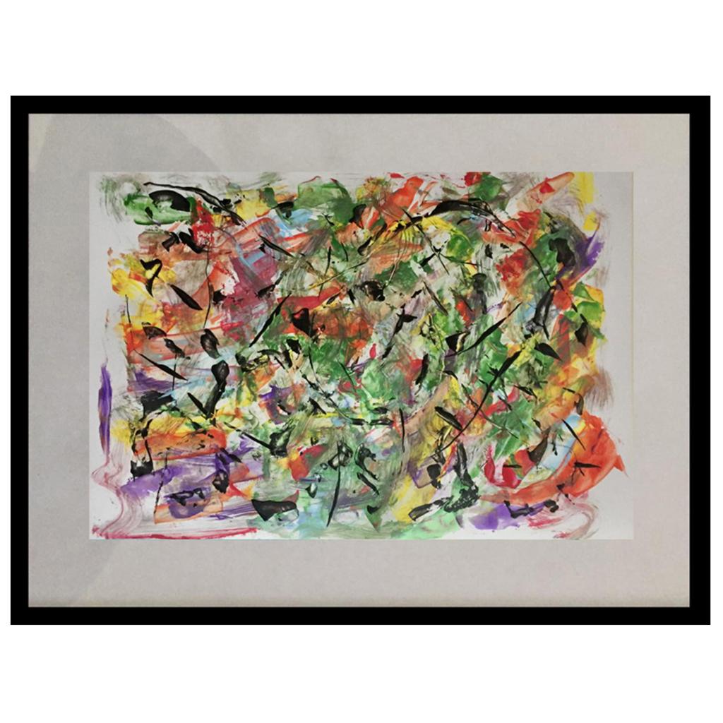 parrots mind Watercolor on Paper 50x70cm