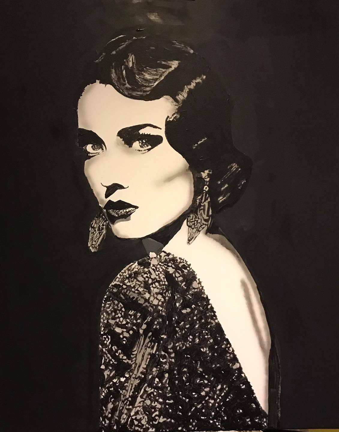 style your head Acryl 100x80cm