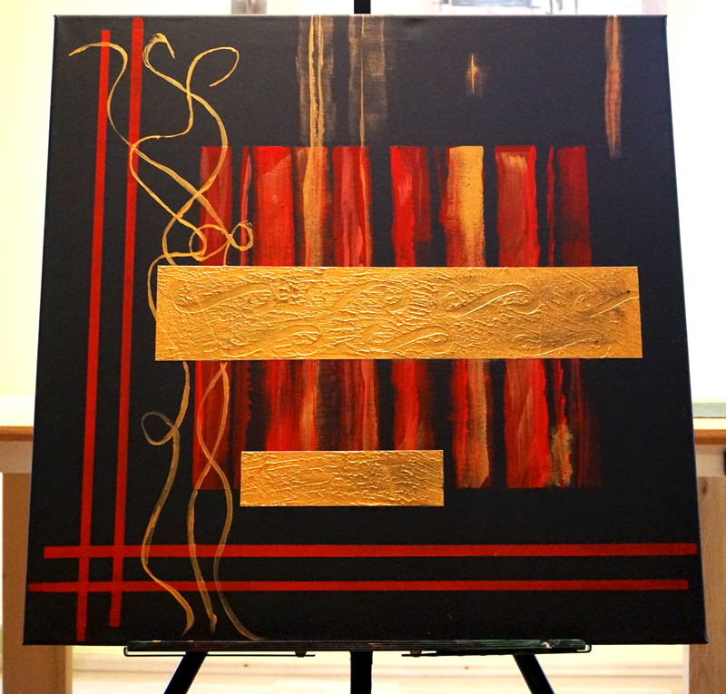 golden age Acrylic on Canvas 70x70 cm