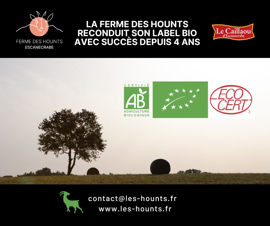 Label Ecocert renouvelé