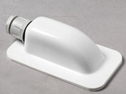 Permanently waterproof SOLARA ABS ROOF INLETS The roof outlets are made from specially coated ABS material. A wide adhesive rebate and a watertight PG screw connection guarantee secure installation.